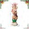 Set of 2 12.5"H Christmas Resin Stacked Gingerbread Table Decor